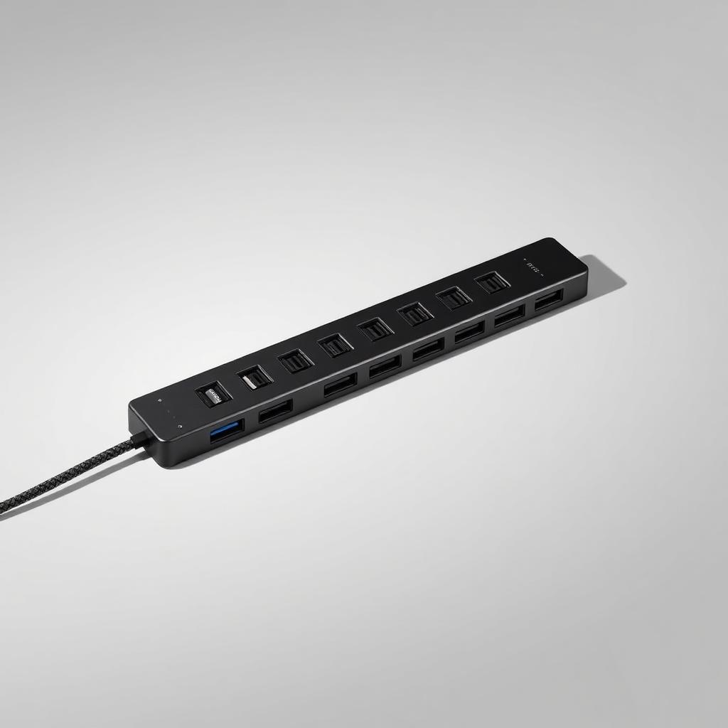 Hub USB 3.0 e USB-C com 8 portas