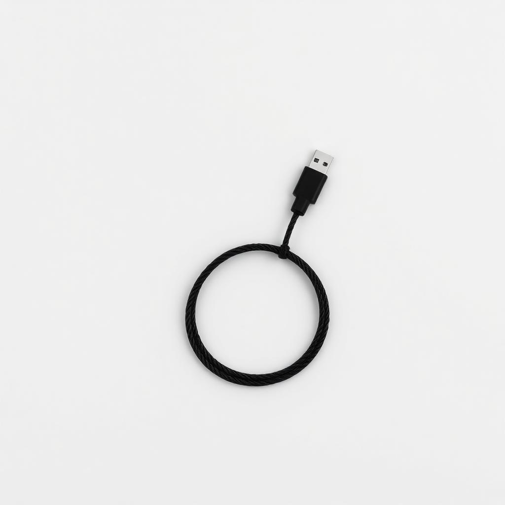 Mini Cabo Dragon USB-A / USB-C 30cm - Preto