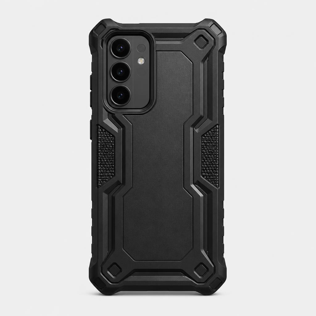 Capa Defender Antichoque Preta para iPhone 17 Pro Max