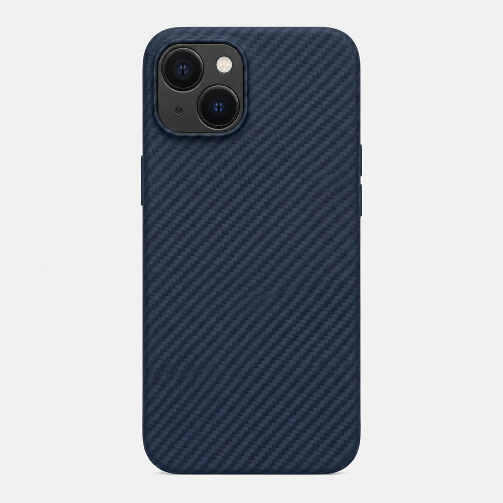 Capa Aramid Fiber Navy para iPhone 14