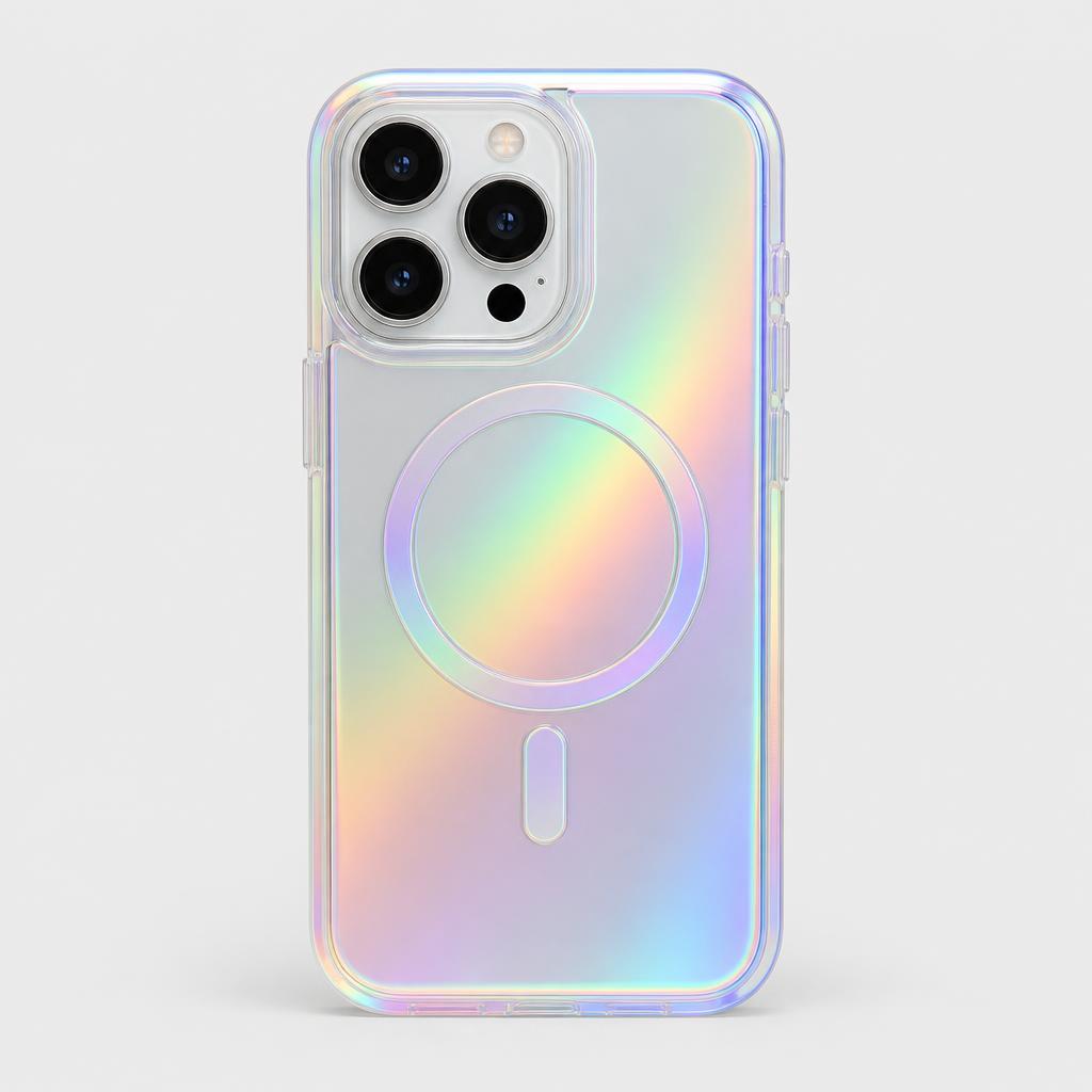 Capa MagSafe Glam Rainbow para iPhone 17 Pro Max