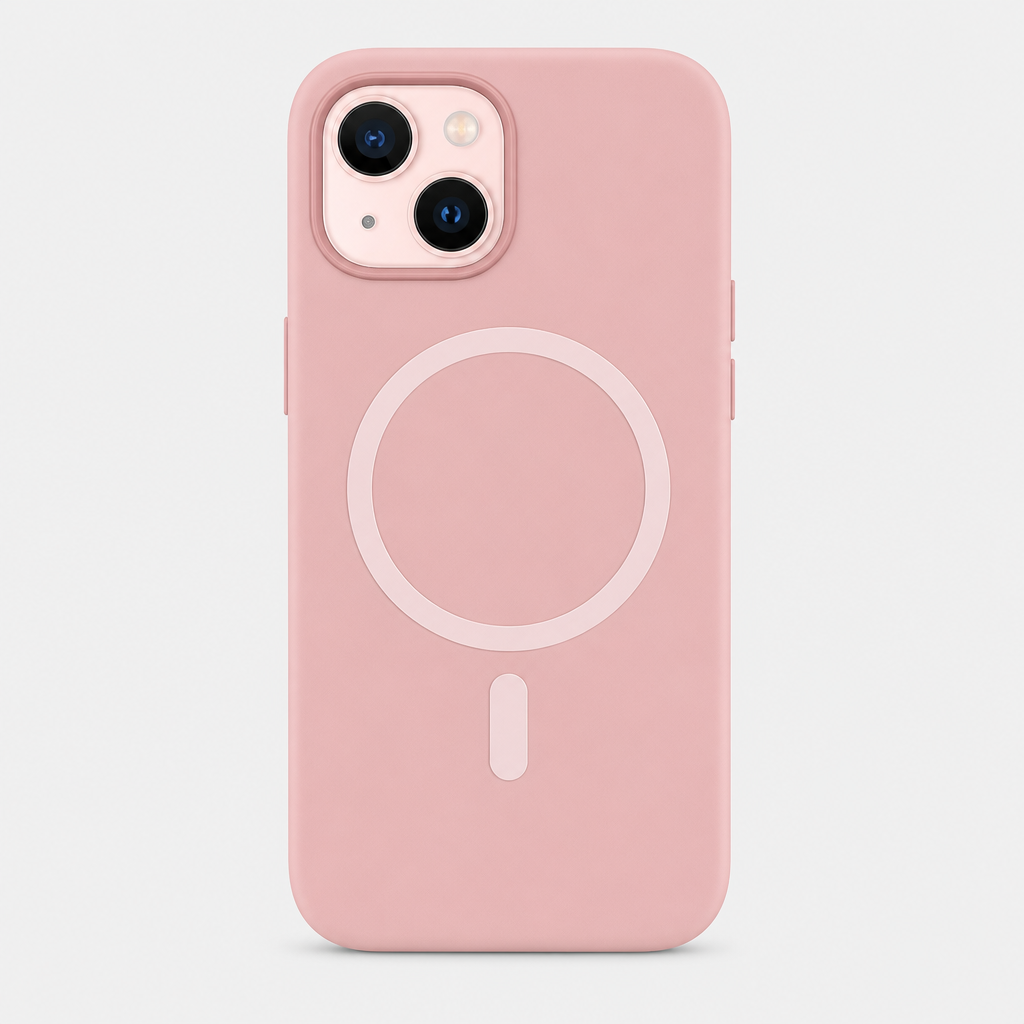 Capa Silicone MagSafe Rosé para iPhone 13
