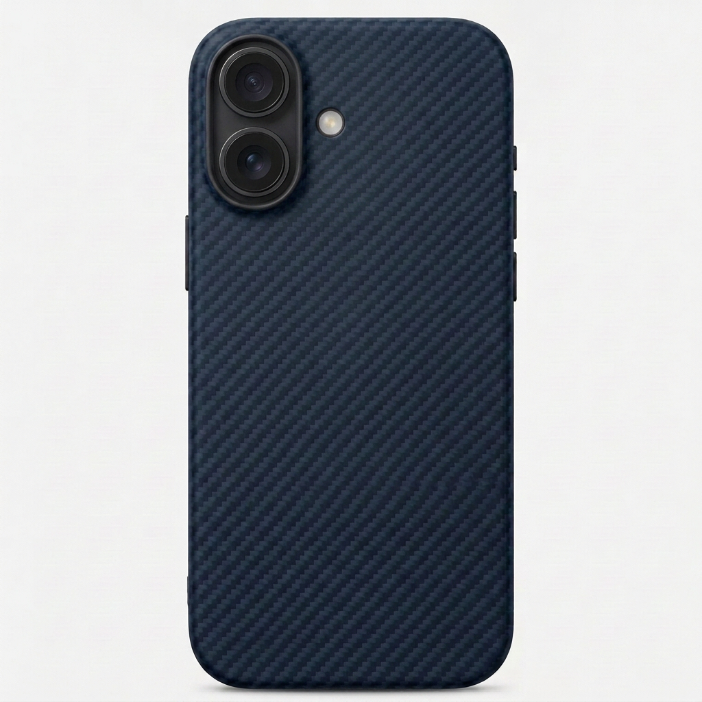 Capa Aramid Fiber Navy para iPhone 16