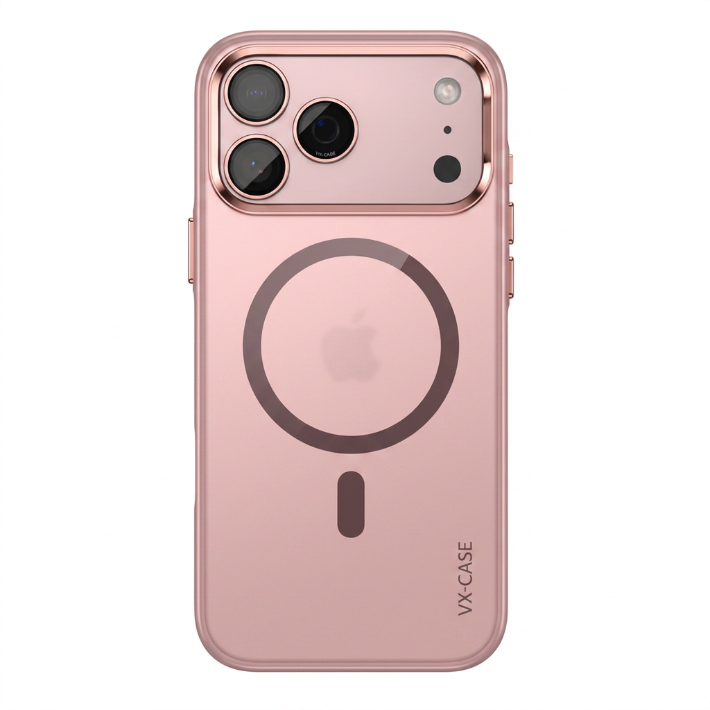 Capa Silicone MagSafe Rosé para iPhone 17 Pro Max