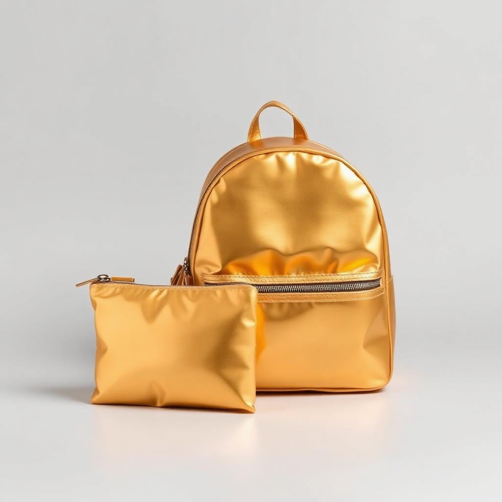 Kit Golden Glow - Mochila + Necessaire