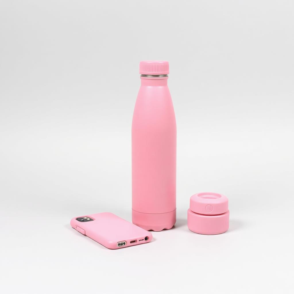 Kit Mag Exclusive: Garrafa Térmica + Capa + Base em Silicone